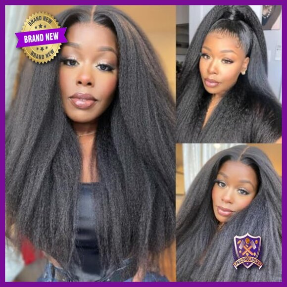 13x6 HD Transparent Lace Front Wig 20 Inch 180% Density Glueless Human Hair